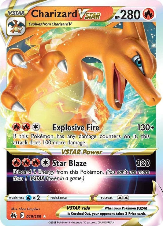 Buy Pokemon cards Australia - Charizard VSTAR 019/159 - Premium Raw Card from Monster Mart - Pokémon Card Emporium - Shop now at Monster Mart - Pokémon Cards Australia. Crown Zenith, VSTAR