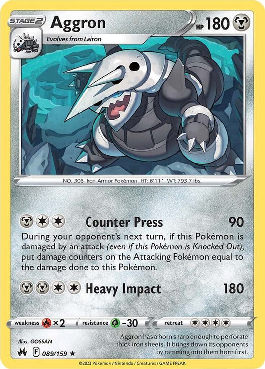 Aggron Holo 089/159 - Monster Mart - Pokémon Cards Australia