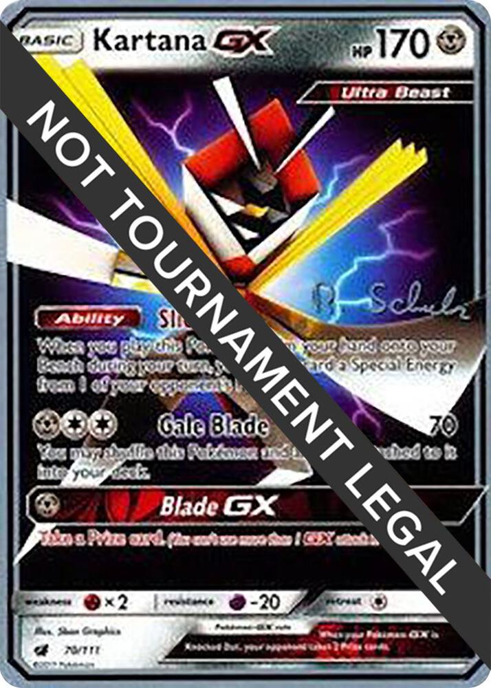 Kartana GX 70/111 - Robin Schulz - World Championships 2018 - Monster Mart - Pokémon Cards Australia