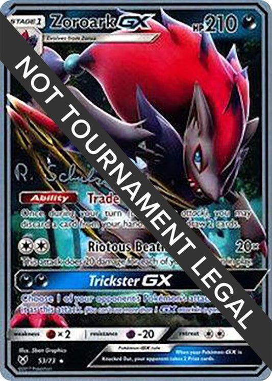 Zoroark GX 53/73 - Robin Schulz - World Championships 2018