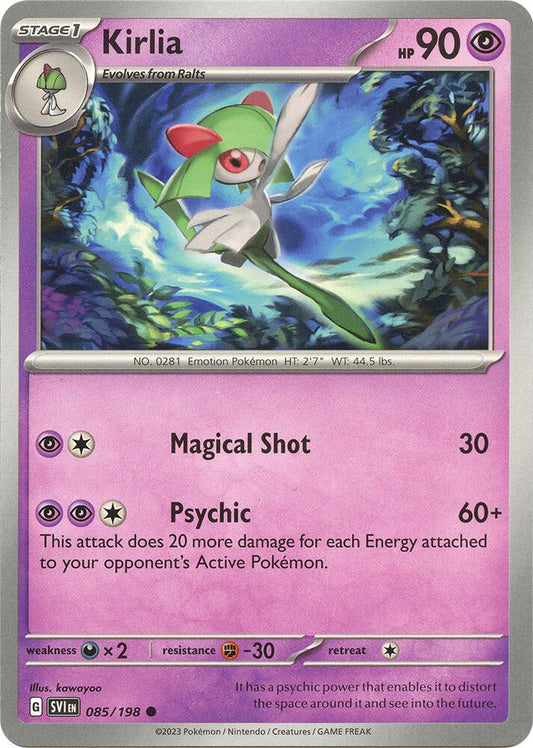 Kirlia Reverse Holo 085/198 - Monster Mart - Pokémon Cards Australia