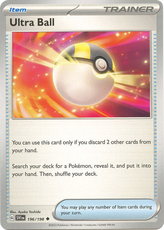 Ultra Ball Reverse Holo 196/198 - Monster Mart - Pokémon Cards Australia
