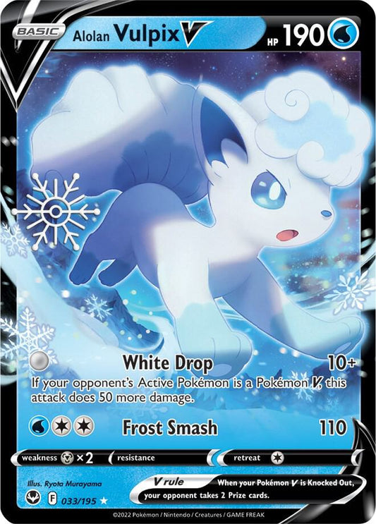 Buy Pokemon cards Australia - Vulpix V 033/195 Holiday Calendar - Premium Raw Card from Monster Mart - Pokémon Card Emporium - Shop now at Monster Mart - Pokémon Cards Australia. Holiday Calendar, NEW 2 Jan, Promo, Stamped
