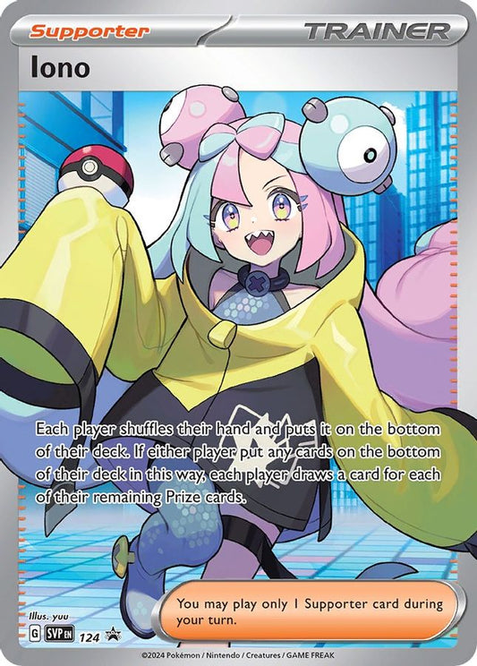 Buy Pokemon cards Australia - Iono 124 Sealed - Premium Raw Card from Monster Mart - Pokémon Card Emporium - Shop now at Monster Mart - Pokémon Cards Australia. NEW 3 Jun, Promo, Scarlet & Violet Promo, Trainer