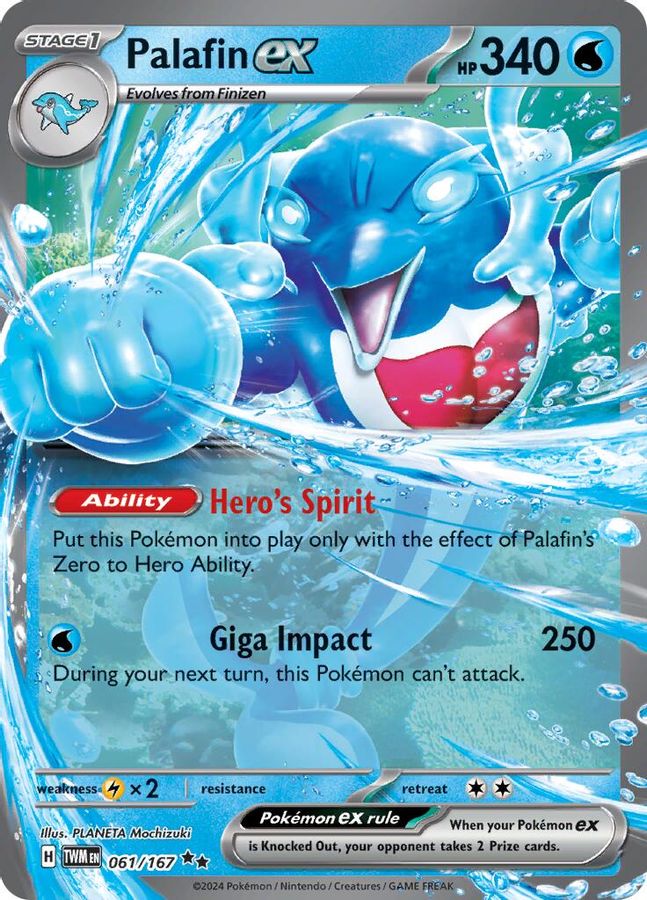 Buy Pokemon cards Australia - Palafin EX 061/167 - Premium Raw Card from Monster Mart - Pokémon Card Emporium - Shop now at Monster Mart - Pokémon Cards Australia. EX, NEW 3 Jun, Twilight Masquerade