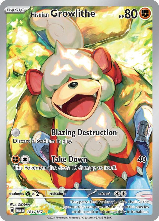 Buy Pokemon cards Australia - Growlithe 181/167 - Premium Raw Card from Monster Mart - Pokémon Card Emporium - Shop now at Monster Mart - Pokémon Cards Australia. Illustration Rare, NEW 7 Jun, Twilight Masquerade