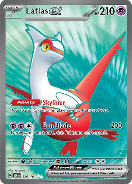 Latias EX 220/191 - Monster Mart - Pokémon Cards Australia