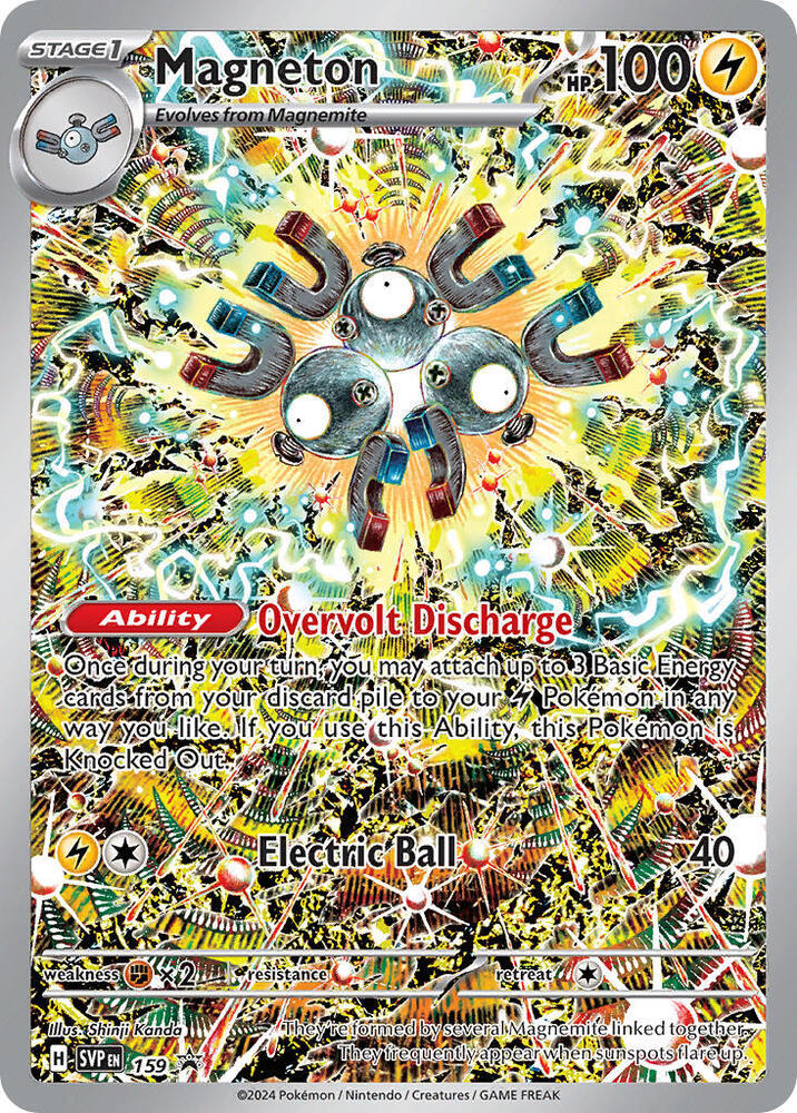 Buy Pokemon cards Australia - Magneton 159 Sealed - Premium Raw Card from Monster Mart - Pokémon Card Emporium - Shop now at Monster Mart - Pokémon Cards Australia. NEW 13 Dec, Promo, Scarlet & Violet Promo