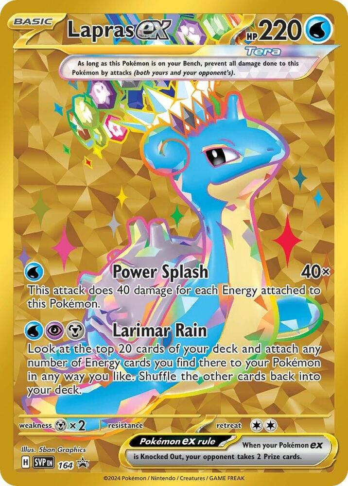 Buy Pokemon cards Australia - Lapras EX 164 Sealed - Premium Raw Card from Monster Mart - Pokémon Card Emporium - Shop now at Monster Mart - Pokémon Cards Australia. EX, NEW 3 Feb, Promo, Scarlet & Violet Promo