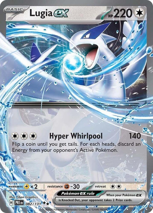 Buy Pokemon cards Australia - Lugia EX 082/131 - Premium Raw Card from Monster Mart - Pokémon Card Emporium - Shop now at Monster Mart - Pokémon Cards Australia. Double Rare, EX, NEW 11 Feb, Prismatic Evolutions