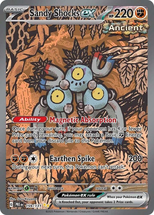 Buy Pokemon cards Australia - Sandy Shocks EX 159/131 - Premium Raw Card from Monster Mart - Pokémon Card Emporium - Shop now at Monster Mart - Pokémon Cards Australia. EX, NEW 25 Feb, Prismatic Evolutions, Special Ilustration Rare