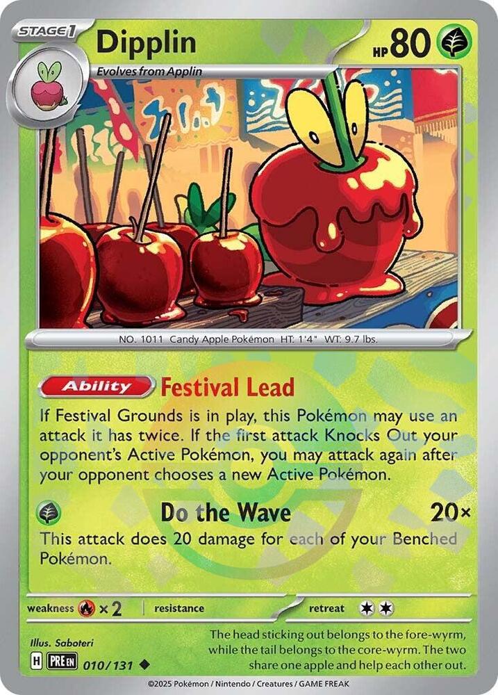 Buy Pokemon cards Australia - Dipplin 010/131 Poke Ball - Premium Raw Card from Monster Mart - Pokémon Card Emporium - Shop now at Monster Mart - Pokémon Cards Australia. NEW 22 Jan, Poke Ball, Prismatic Evolutions