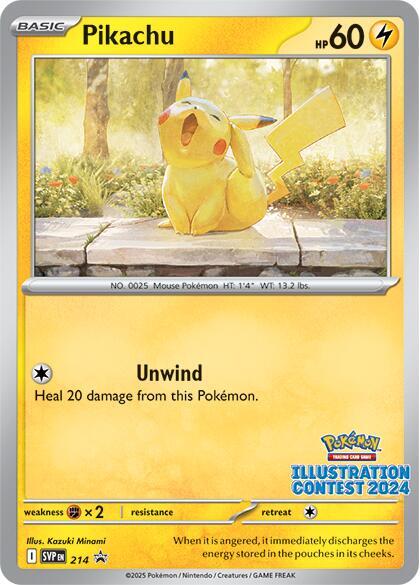 Buy Pokemon cards Australia - Pikachu 214 Illustration Contest 2024 - Premium Raw Card from Monster Mart - Pokémon Card Emporium - Shop now at Monster Mart - Pokémon Cards Australia. Illustration Contest, NEW 14 May, Promo
