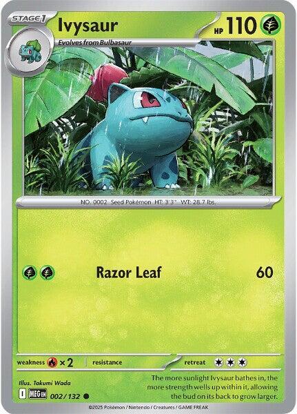 Ivysaur Reverse Holo 002/132 - Monster Mart - Pokémon Cards Australia
