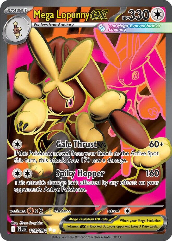 Mega Lopunny EX 115/094 - Monster Mart - Pokémon Cards Australia