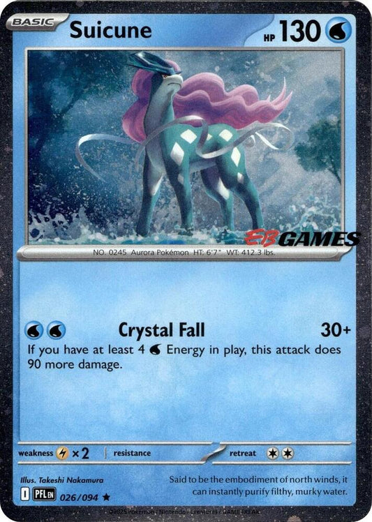 Suicune 026/094 EB Games Sealed