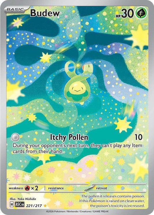 Budew 221/217 - Monster Mart - Pokémon Cards Australia