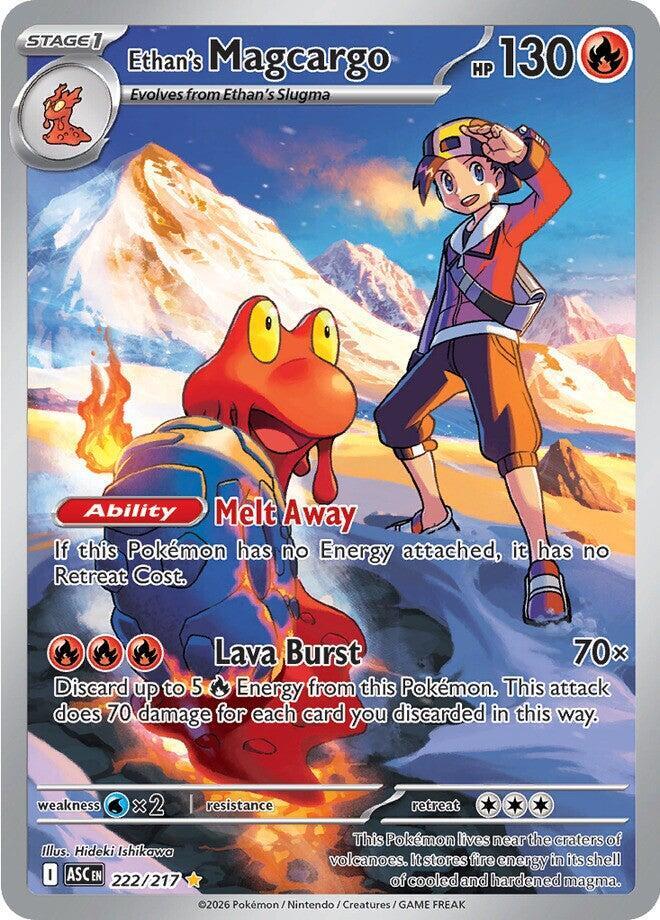 Ethan's Magcargo 222/217 - Monster Mart - Pokémon Cards Australia