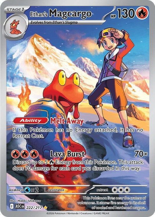 Ethan's Magcargo 222/217 - Monster Mart - Pokémon Cards Australia