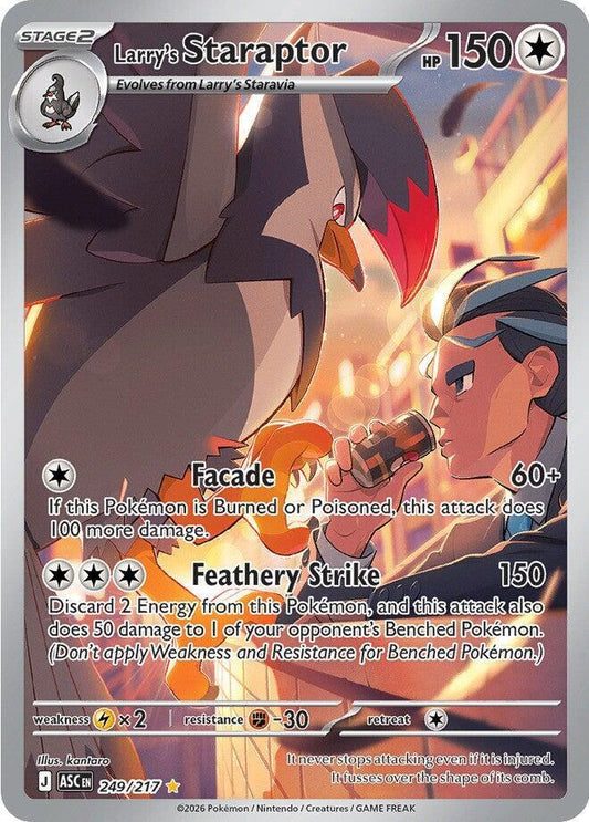 Larry's Staraptor 249/217 - Monster Mart - Pokémon Cards Australia