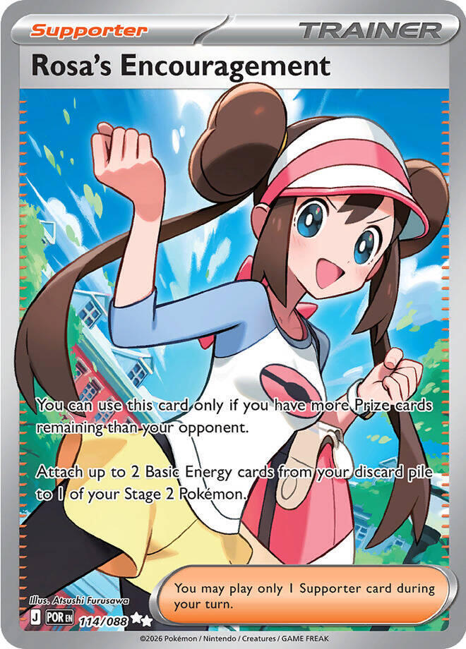 Rosa's Encouragement 114/088 - Monster Mart - Pokémon Cards Australia