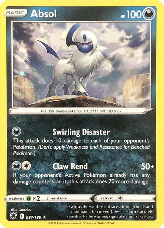 Absol 097/189 Cosmos Holo - Monster Mart - Pokémon Cards Australia