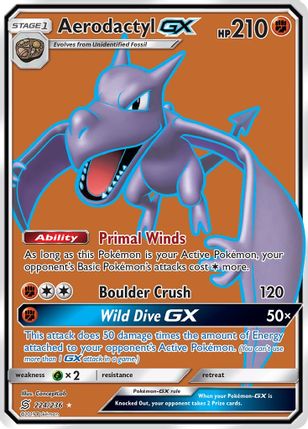 Aerodactyl GX 224/236 - Monster Mart - Pokémon Cards Australia