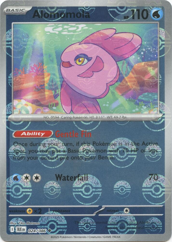 Alomomola 024/086 Poke Ball - Monster Mart - Pokémon Cards Australia