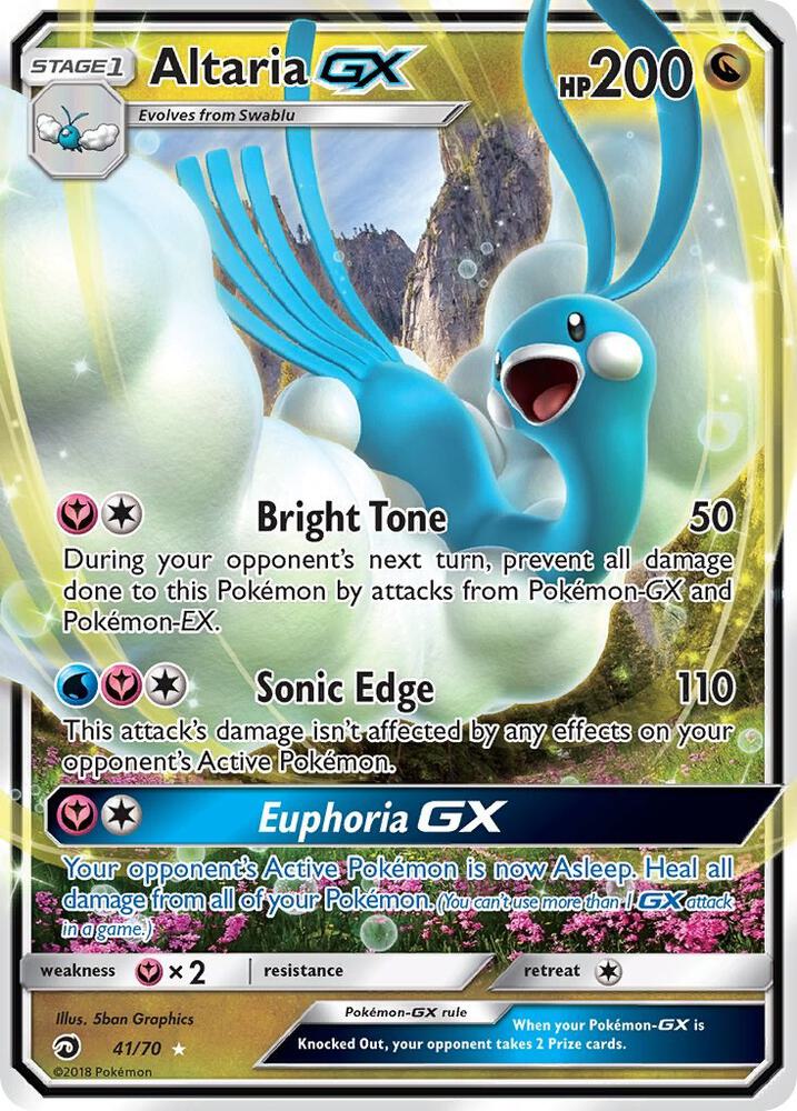 Altaria GX 41/70 - Monster Mart - Pokémon Cards Australia