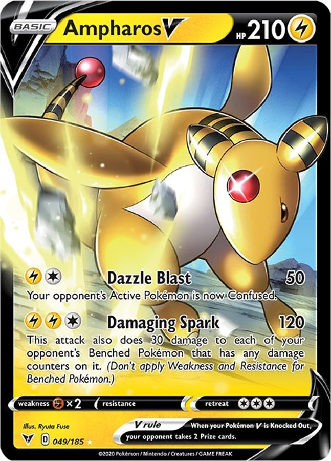Ampharos V 049/185 - Monster Mart - Pokémon Cards Australia