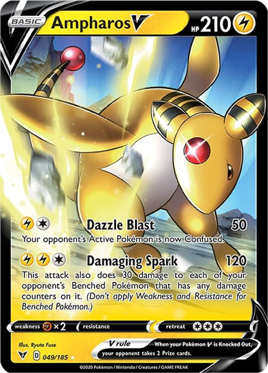 Ampharos V 049/185 - Monster Mart - Pokémon Cards Australia