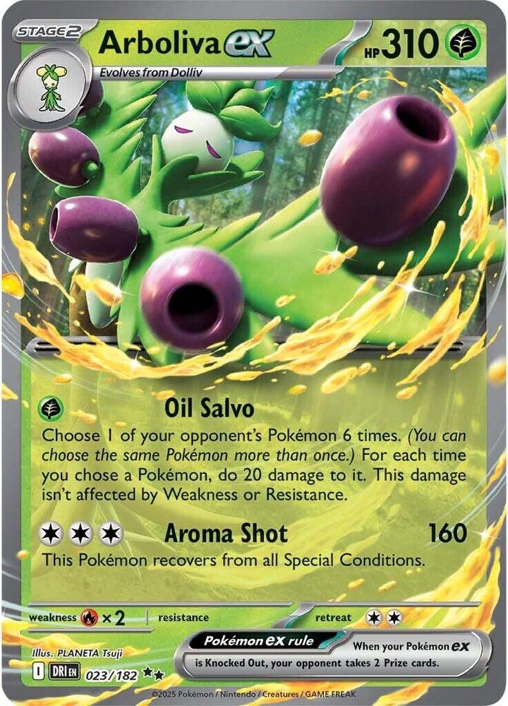Arboliva EX 023/182 - Monster Mart - Pokémon Cards Australia