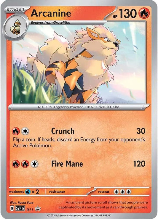Arcanine 011 - Monster Mart - Pokémon Cards Australia