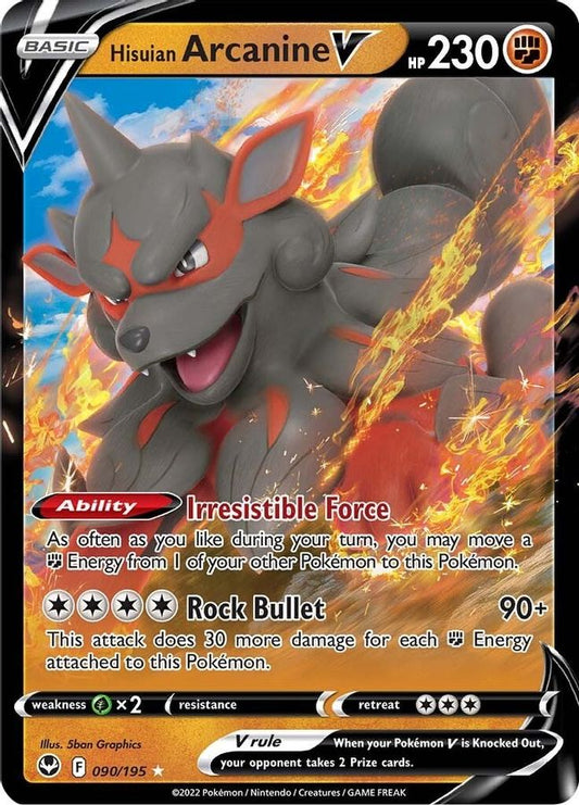 Arcanine V 090/195 - Monster Mart - Pokémon Cards Australia