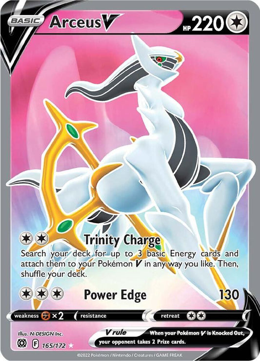 Arceus V 165/172 - Monster Mart - Pokémon Cards Australia