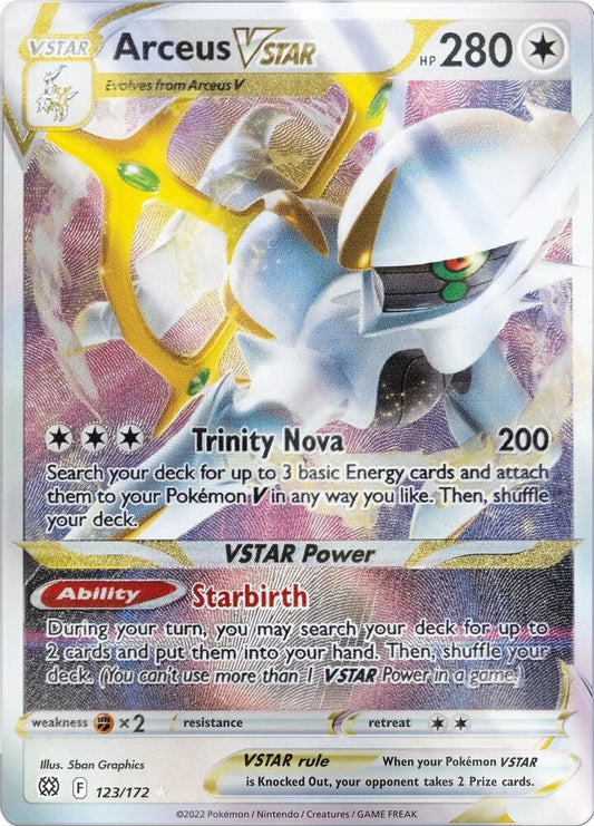 Arceus VSTAR 123/172 Metal - Monster Mart - Pokémon Cards Australia
