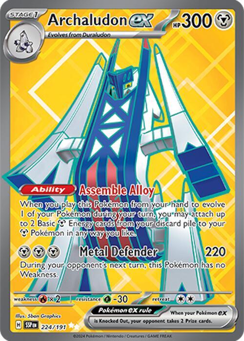 Archaludon EX 224/191 - Monster Mart - Pokémon Cards Australia