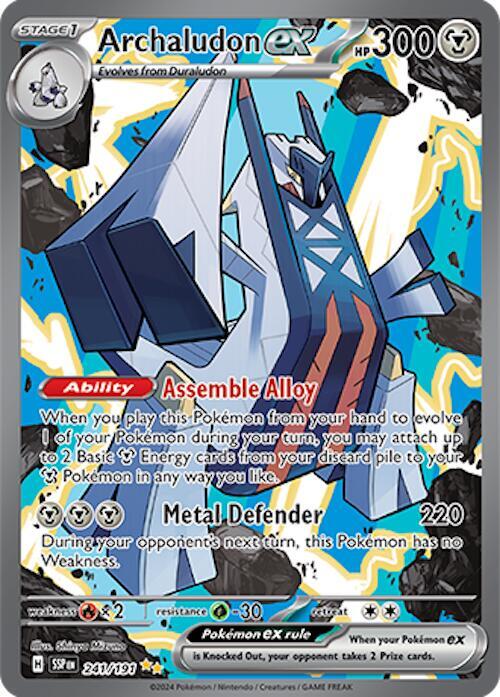Archaludon EX 241/191 - Monster Mart - Pokémon Cards Australia