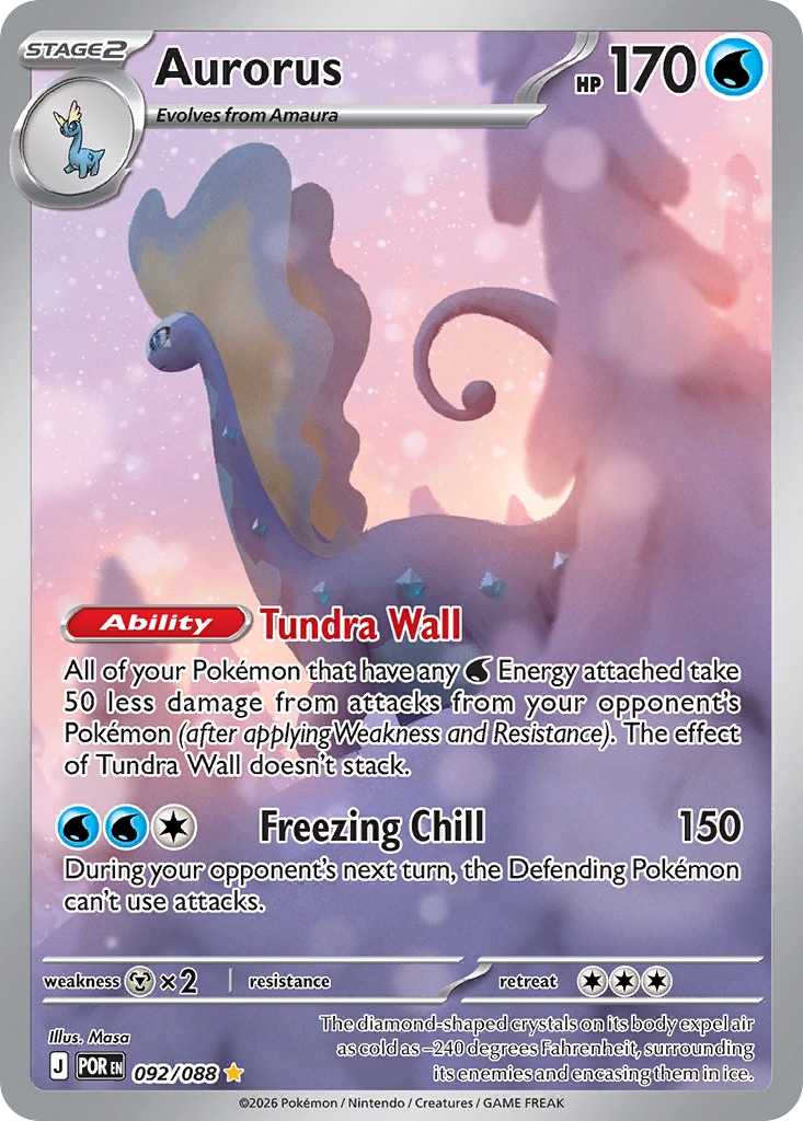 Aurorus 092/088 - Monster Mart - Pokémon Cards Australia