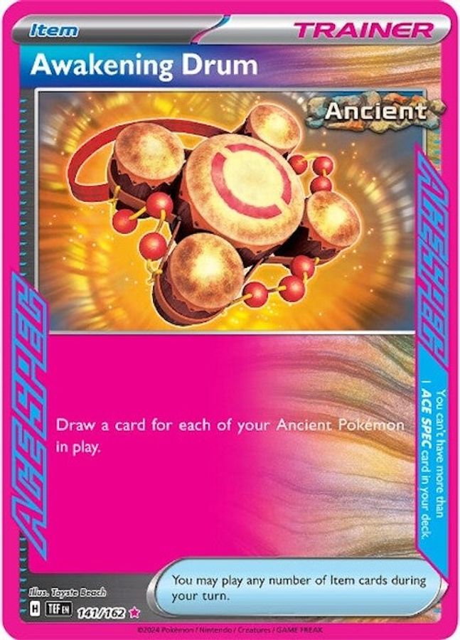 Awakening Drum 141/162 - Monster Mart - Pokémon Cards Australia