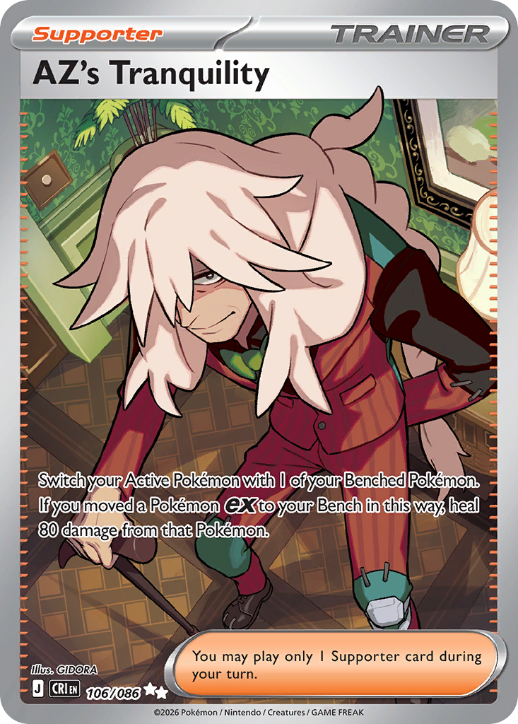 AZ's Tranquility 106/086 - Monster Mart - Pokémon Cards Australia