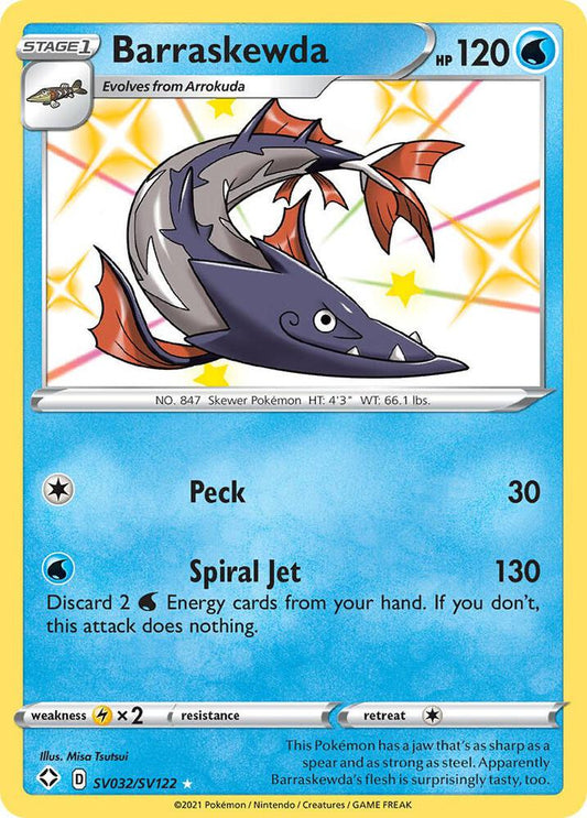 Barraskewda SV032/SV122 - Monster Mart - Pokémon Cards Australia