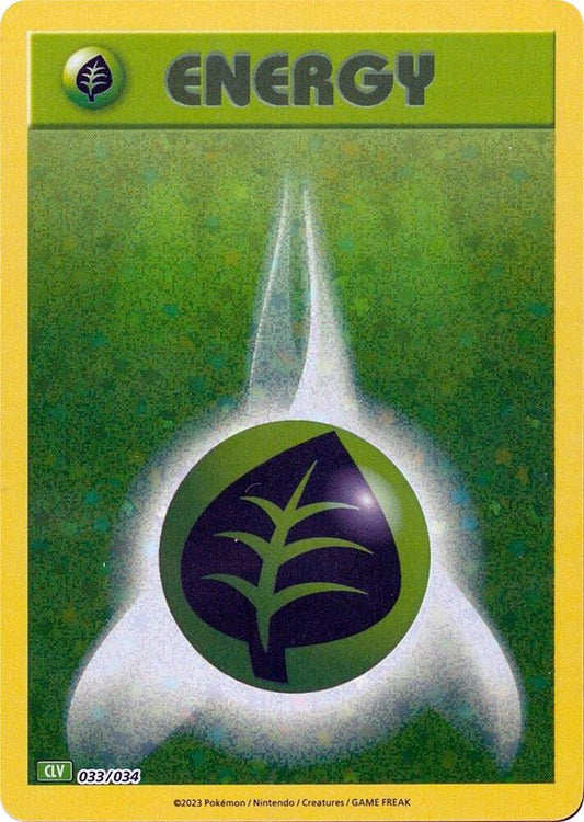 Basic Grass Energy 033/034 (CLV) - Monster Mart - Pokémon Cards Australia