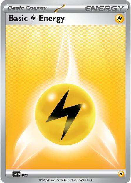 Basic Lightning Energy Holo 020 - Monster Mart - Pokémon Cards Australia