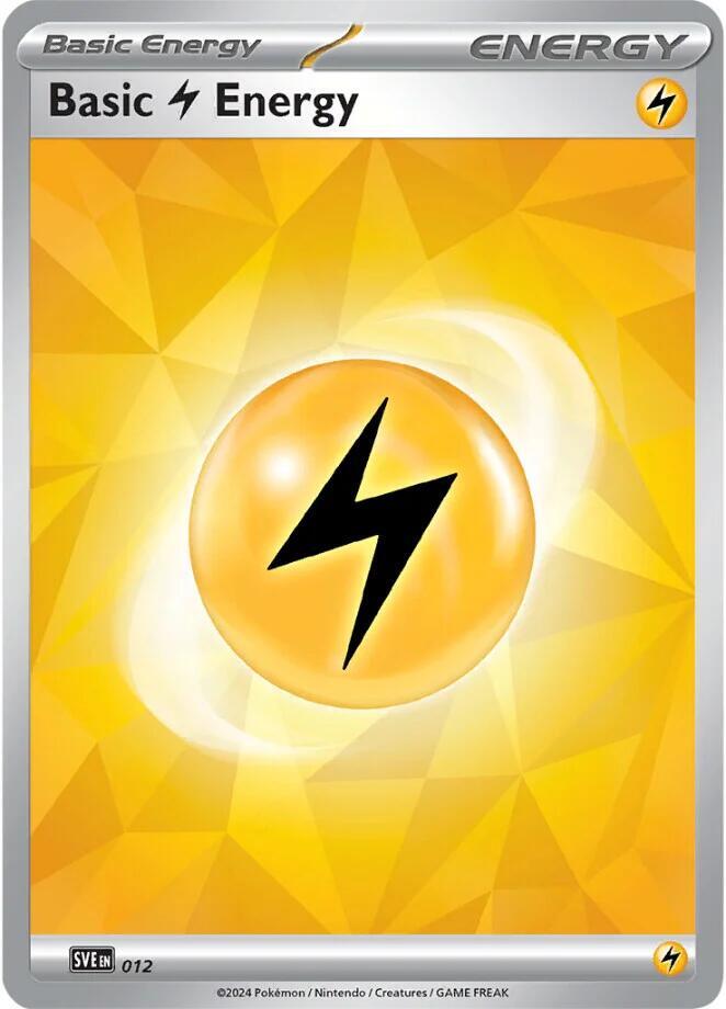 Basic Lightning Energy Reverse Holo 012 - Monster Mart - Pokémon Cards Australia