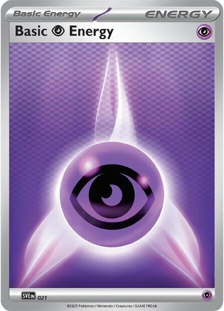 Basic Psychic Energy Holo 021 - Monster Mart - Pokémon Cards Australia