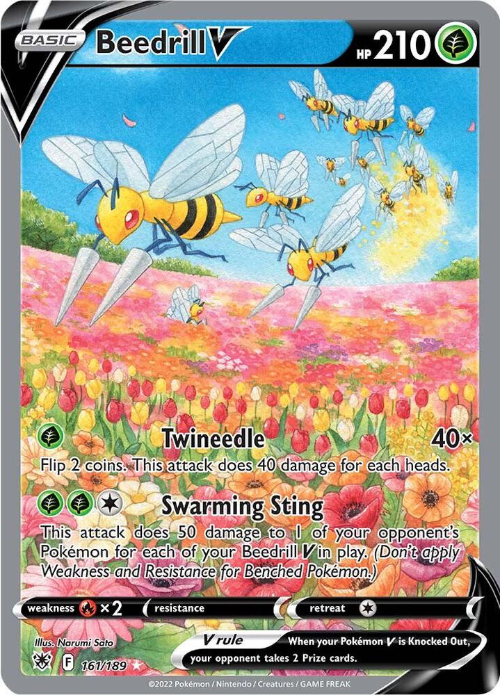 Beedrill V 161/189 - Monster Mart - Pokémon Cards Australia