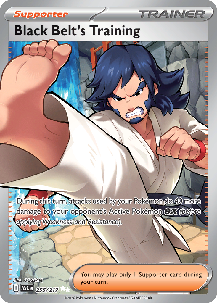 Black Belt's Training 255/217 - Monster Mart - Pokémon Cards Australia