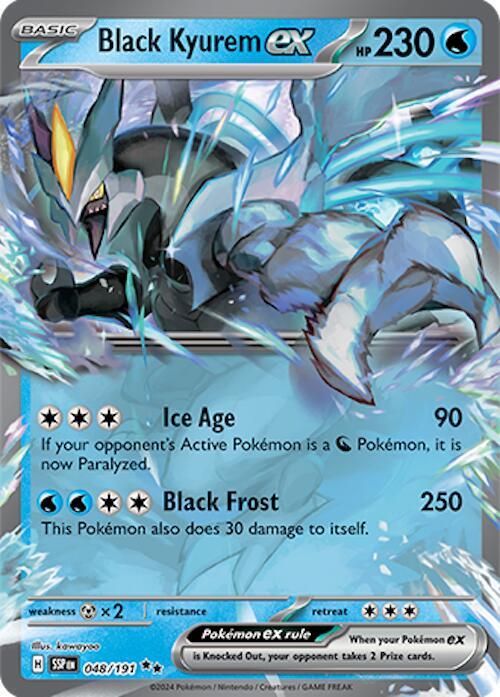 Black Kyurem EX 048/191 - Monster Mart - Pokémon Cards Australia