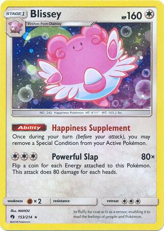Blissey Cosmos Holo 153/214 - Monster Mart - Pokémon Cards Australia